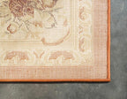 Unique Loom Versailles Collection Traditional Classic Floral Motif Area Rug (3' 3 x 5' 3 Rectangular, Terracotta/ Ivory)