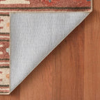 Dash & Albert Canyon Natural Machine Washable Rug, 5 X 8 Feet, Natural Geometric Pattern - Premium Luxury Hotel Quality Soft Breathable Hypoallergenic Machine Washable Easy Care All Season
