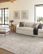 Loloi Amber Lewis Alie Collection ALE-01 Stone/Mist 7'-10'' x 10', .13'' Pile Height, Area Rug