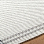 Mark&Day Wool Rugs, 8x10 Janmichael Cottage Light Silver/Charcoal Area Rug, Silver Grey Carpet for Living Room, Bedroom or Kitchen (8' x 10')