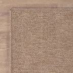 Beverly Rug Easy Jute Entry Rug 2x3 Solid Washable Durable Outdoor Indoor Area Rugs for Living Dining Room Patio Office Stain Resistant Non Shedding Casual Indoor Outside Carpet 2 x 3 Natural