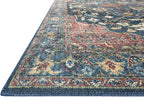 Loloi II Skye Collection SKY-08 Denim/Brick 7'-6" x 9'-6" Area Rug