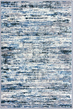 Modern Abstract Small Area Rug Indoor 3x5 Washable Rug Non-Slip Soft Entryway Rug Grey Blue White Kitchen Mats Thin Print Faux Wool Floor Carpet Throw Rugs for Entrance Bedroom Home Decor