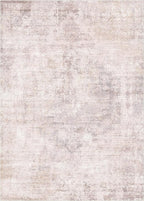 Modern Rugs for Living Room 10x14 - Contemporary Dusty Pink Extra Large Area Rug for Dining Room Table, Foldable Thin Lightweight Non Slip Abstract Distressed Medallion Print Pattern