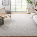 SAFAVIEH Area Rug 12x18 - Tulum Collection - Large - Ivory & Light Grey, Moroccan Boho Tribal Design, Non-Shedding & Easy to Clean, Ideal for Living Room, Bedroom, Dining Space (TUL272G)