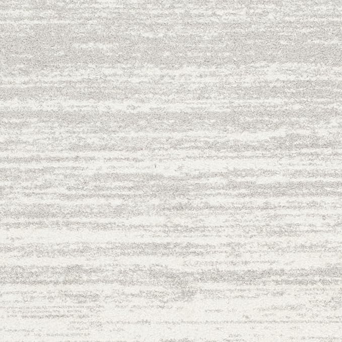SAFAVIEH Area Rug 8x10 - Adirondack Collection - Large - Ivory & Silver, Modern Ombre Design, Non Shedding & Easy to Clean, Ideal for Living Room, Bedroom, Office, Dining Space (ADR113B)