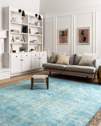 Loloi Loren Collection LQ-08 Aqua 5'-0" x 7'-6" Area Rug