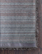 Unique Loom Solid Shag Collection Area Rug (4' 1" x 6' 1" Rectangle, Graphite Gray)