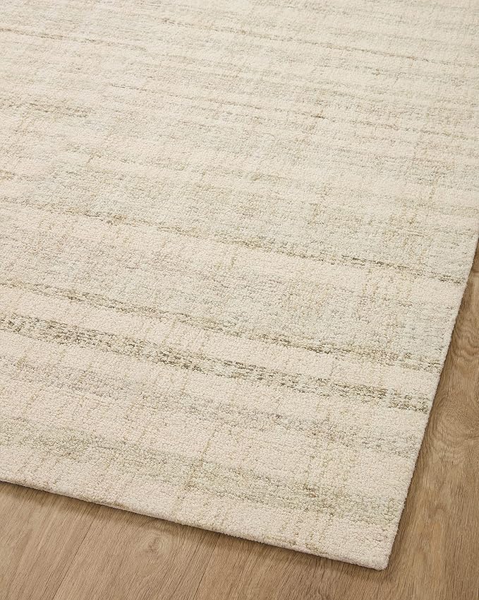 Loloi Chris Loves Julia Chris Collection CHR-02 Natural/Sage 2'-6'' x 7'-6'', .50" Pile Height, Runner Rug