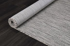 CAMILSON Outdoor Rug 6x9 Modern Area Rugs for Indoor and Outdoor Patios and Porches - Waterproof, Washable, Non-Shedding, Easy-to-Clean Outside Carpet (6 x 9, Solid - Silver Gray)