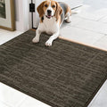 COSY HOMEER-Door-Mat,Dirt Trapper Entryway Rugs 20"x32",Non Slip Washable Entrance Mats,Absorbent Welcome Mat,Low Profile Dog Door Mats for Front Back Doomats and Wet Shoes,Brown