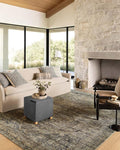 Loloi Amber Lewis Morgan Collection MOG-05 Spice/Lagoon 2'-3" x 11'-6" 38" Thick Runner Rug feat. CloudPile, Neutral, Room Décor, Vintage Inspired, Livingroom, Bedroom, Dining Area