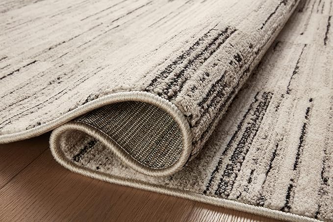 Loloi Darby Collection DAR-01 Charcoal/Sand 11'-6" x 15' Area Rug