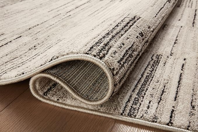 Loloi Darby Collection DAR-01 Charcoal/Sand 2'-7" x 10'-0" Runner Rug