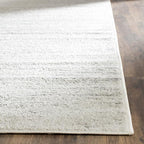 SAFAVIEH Area Rug 4x6 - Adirondack Collection - Ivory & Silver, Modern Ombre Design, Non Shedding & Easy to Clean, Ideal for Living Room, Bedroom, Office, Dining Space (ADR113B)