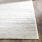 SAFAVIEH Adirondack Collection Runner Rug - 2'1" x 6', Ivory & Silver, Modern Ombre Design, Non Shedding & Easy to Clean, Ideal for Hallway, Foyer, Kitchen, Entryway, Bedroom (ADR113B)