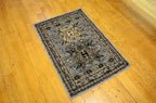 Unique Loom Taftan Collection Border Geometric Tribal Inspired Design Area Rug (2' 2 x 3' 0 Rectangular, Gray/ Black)