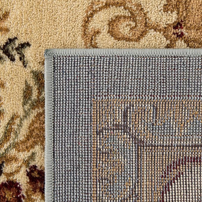 Rugs.com Chateau Collection Rug – 3' x 19' 8 Runner Light Blue Medium Rug Perfect for Hallways, Entryways