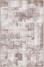 LUMI 4x6 Washable Low-Pile Area Rug for Living Room, Ultra Soft Modern Abstract Rugs Non Slip with Rubber Backing, High Traffic, Stain Resistant Carpets, Ideal for Bedroom, Dining Room, Indoor