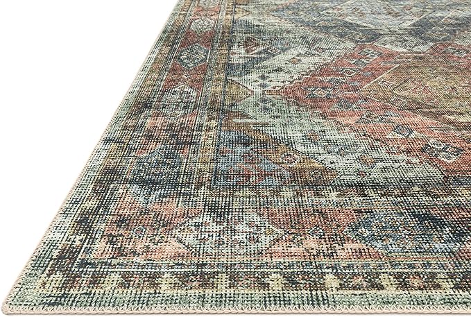 Loloi II Skye Collection SKY-06 Apricot/Mist 5'-0" x 7'-6" Area Rug
