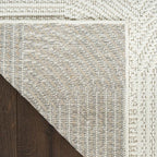 Nourison Home Textured Home Ivory 2'3" x 7'6" Area Rug - Easy Clean, Non Shedding, Bed Room, Living Room, Dining Room, Kitchen (8' Runner)