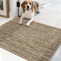 COSY HOMEER-Door-Mat Dirt Trapper Entryway Rugs 20"x32" Non Slip Washable Entrance Mats Absorbent Welcome Mat Low Profile Dog Door Mats for Front Back Doomats and Wet Shoes,Taupe