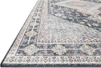 Loloi Skye Collection SKY-02 Charcoal/Multi 2'-0" x 5'-0" Accent Rug