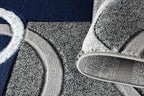 GLORY RUGS Area Rug Modern Soft Hand Carved Contemporary Floor Carpet with Premium Fluffy Texture for Indoor Living Dining Room and Bedroom Area (2x3, Navy)