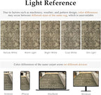 Light Brown Runner Rug 2x10 Vintage Area Rug Hallway Indoor Kitchen Washable Living Room Carpet Tribal Distressed Rug Retro Accent Throw Rug for Office Dining Room Bathroom Faux Wool