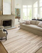 Loloi Chris Loves Julia Chris Collection CHR-03 Ivory/Clay 11'-6'' x 15', .50" Pile Height, Area Rug