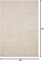 Loloi Kamala Collection KAM-03 Natural/Mist 5'-3" x 7'-9" Area Rug
