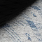 Dash & Albert Valen Plaid Blue Machine Washable Rug, 5 X 8 Feet, Blue/White Plaid Pattern