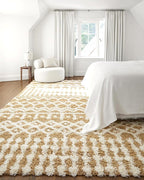 Livabliss Hapsburg Moroccan Shag Area Rug,9'3" x 12',Camel