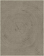 Bavni 5x7 Rug, Soft Machine Washable Area Rug Non Slip, Modern Printed Lightweight Rug, Abstract Pet Friendly Rug for Living Room, Playroom, Bedroom, Wood Brown