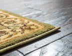Unique Loom Versailles Collection Traditional Classic Medallion Floral Motif Area Rug (2' 2 x 6' 0 Runner, Green/ Ivory)