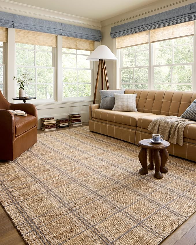 Loloi Chris Loves Julia Judy Collection JUD-02 Natural/Stone 3'-6" x 5'-6" Accent Rug
