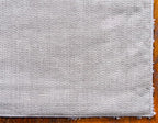 Unique Loom Davos Shag Collection Area Rug - Solid (7' 10" Square, Sterling)