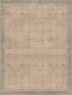 9x12 Area Rug Machine Washable Boho Rug for Living Room,Ultra-Thin Low Pile Carpet,Lightweight Indoor Printed Rug,Non Slip Floral Area Rug for Bedroom, Dining Room, Home Office,Light Beige