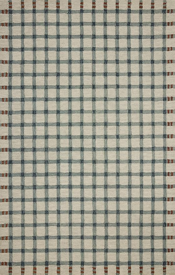 Loloi Magnolia Home by Joanna Gaines Waylon Collection WAY-02 Spa/Brick 2'-6" x 9'-9" Runner Rug