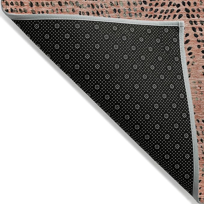 Addison Rugs Chantille ACN591 Salmon 5' x 7'6" Indoor Outdoor Area Rug, Easy Clean, Machine Washable, Non Shedding, Bedroom, Living Room, Dining Room, Kitchen, Patio Rug