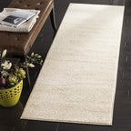 SAFAVIEH Adirondack Collection Runner Rug - 2' x 14', Champagne & Cream, Modern Ombre Design, Non Shedding & Easy to Clean, Ideal for Hallway, Foyer, Kitchen, Entryway, Bedroom (ADR113W)