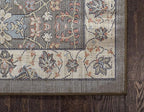 Unique Loom Espahan Collection Area Rug - Cape Cod (2' 2" x 8' 2" Runner, Green/ Black)