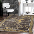 GLORY RUGS Area Rugs Marble 2x3 Brown Carpet Modern Abstract Rug Living Room Dining Bedroom Rug