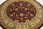 Unique Loom Voyage Collection Traditional Oriental Classic Intricate Design Area Rug (6' 0 x 6' 0 Round, Red/Gold)
