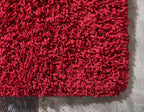 Unique Loom Solid Shag Collection Area Rug (2' 2" x 3' 1" Rectangle, Cherry Red)