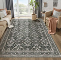 WITSHOCK Living Room Area Rugs 7x9: Soft Non-Slip Backing Washable Rugs Vintage Large Carpet for Bedroom Office Dining Room Kitchen Stain Resistant Home Decor Rug