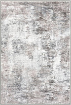 Small Abstract Area Rug 2x3 Entryway Rug Washable Door Mat Indoor Entrance, Washable Throw Rugs Non-Slip, Soft Beige Grey Kitchen Rugs Thin Print Faux Wool Floor Carpet for Foyer Front Door