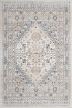 zesthome 12x15 Area Rugs, Large Washable Rug, Ultra-Thin Stain Resistant Rugs for Living Room, Bedroom, Non-Slip Backing Home Decor Area Rug (Beige,12'x15')