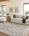 Loloi Amber Lewis Alie Collection ALE-05 Charcoal/Beige 2'-7'' x 12'-0'', .13'' Pile Height, Runner Rug