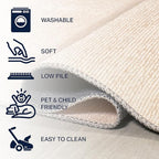 JONATHAN Y Machine Washable Indoor Area Rug 9X12 Brown/Cream/Terracotta, Demie Minimalist Graphic Circle for Living Room, Bedroom, Kitchen, Office, Easy-Cleaning, Pet-Friendly, Non-Shedding WSH114A-9